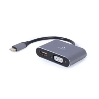 Adattatore Gembird USB-C HDMI VGA 4K