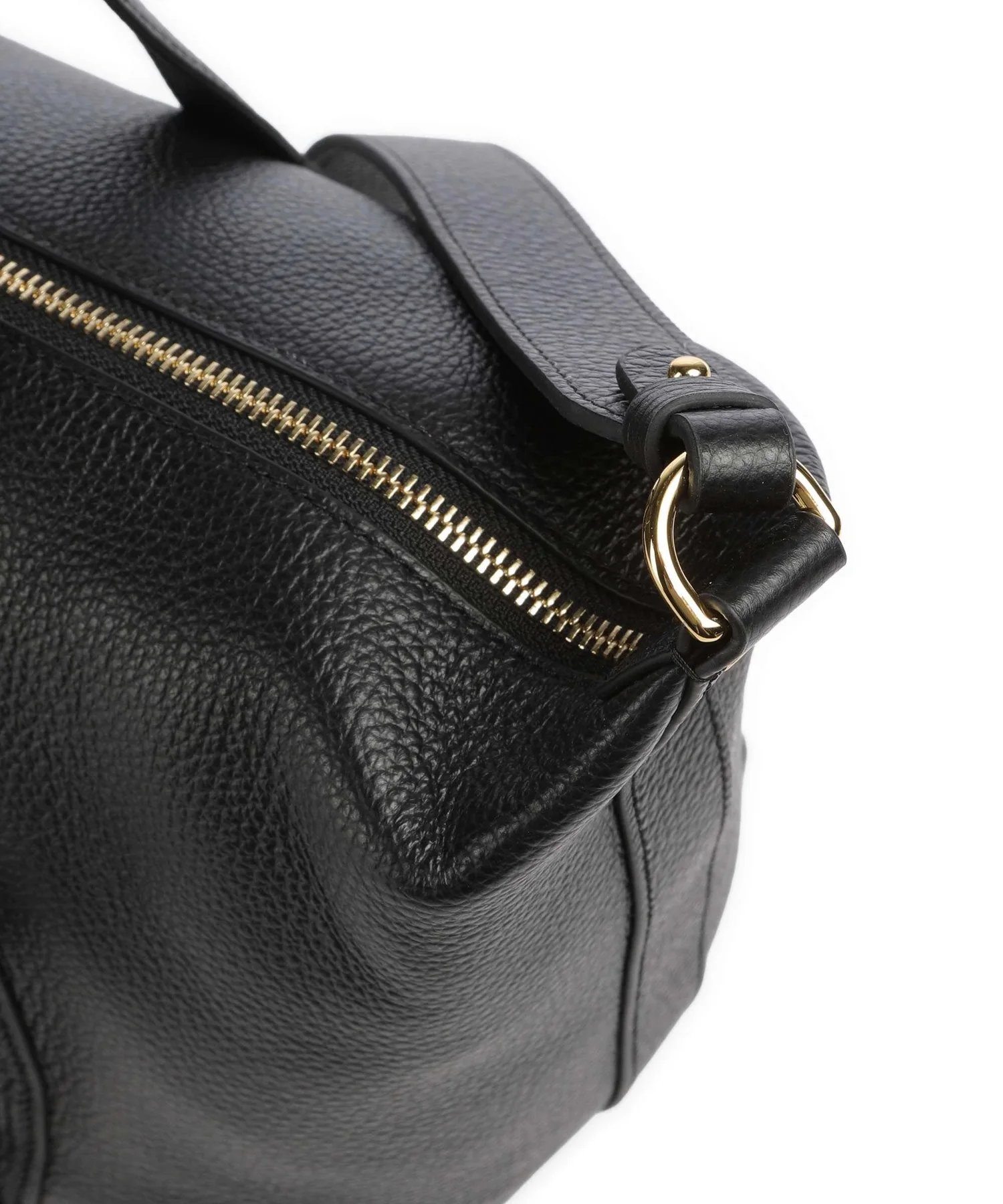 Coccinelle Borsa a Tracolla Pelle Donna Nera Stampa Logo - vista 3