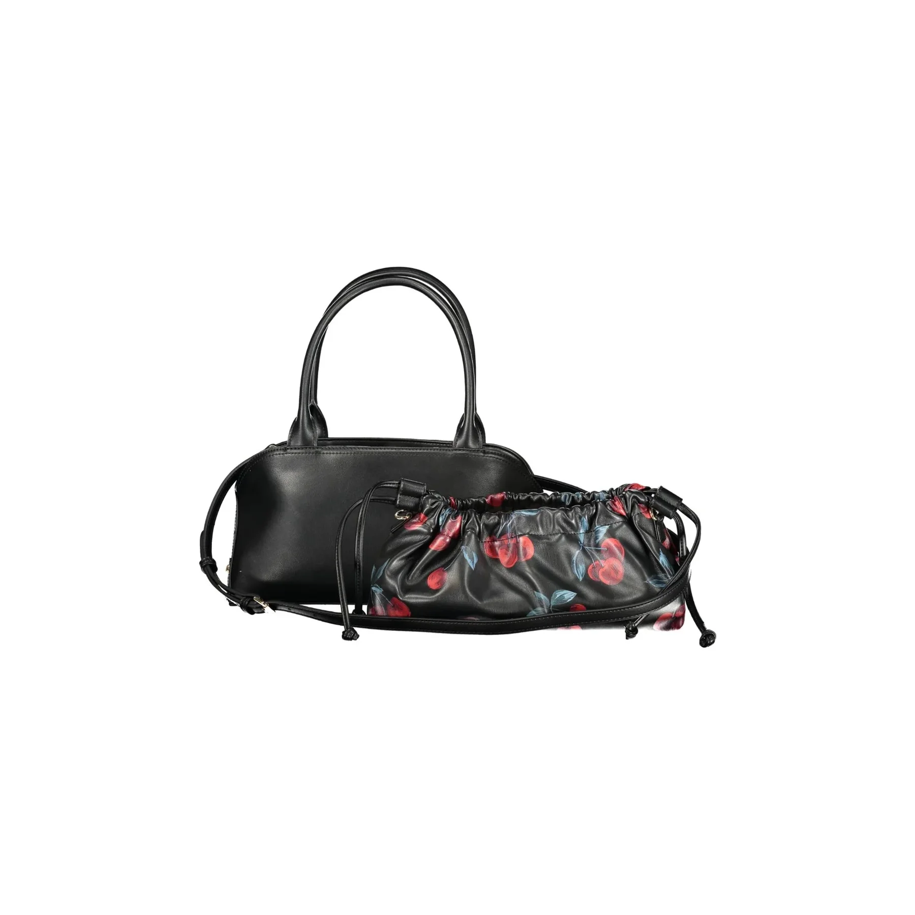 Twinset Borsa a Tracolla Donna Nera con Chiusura a Coulisse - vista 3