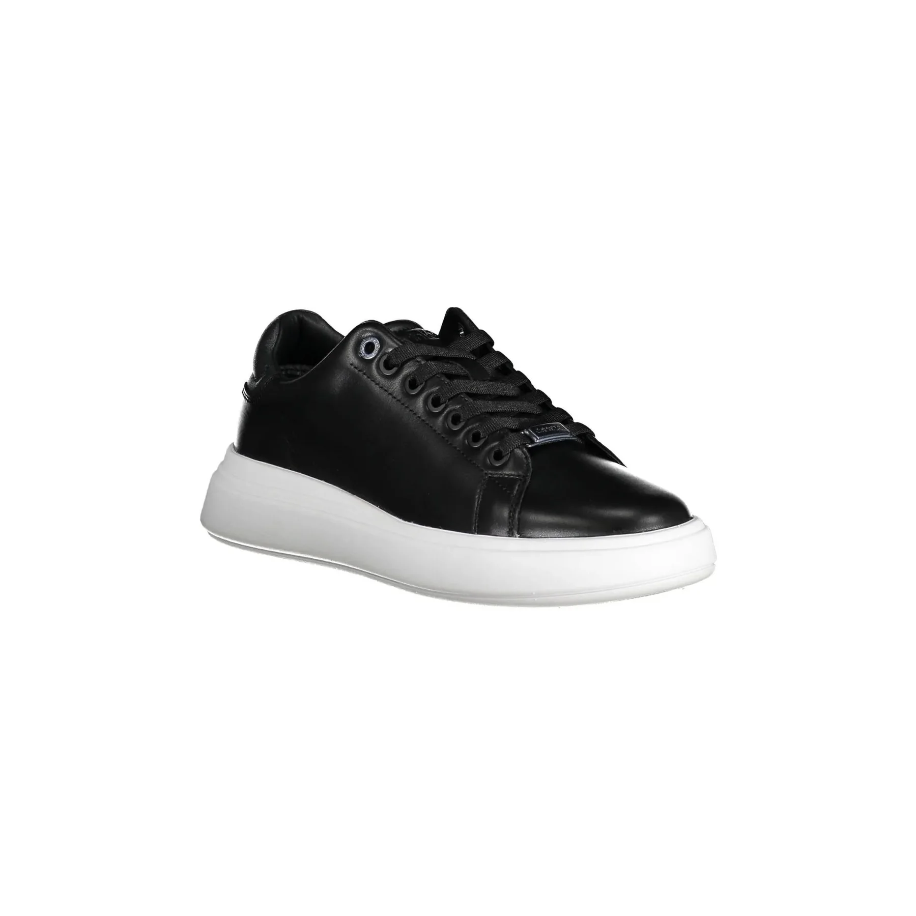 Calvin Klein Scarpe Sneakers Donna Nere con Dettagli a Contrasto - vista 2
