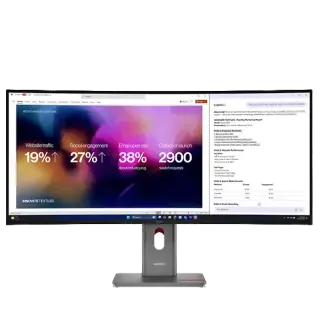 Lenovo Monitor curvo ultra-wide ThinkVision P40WD-40