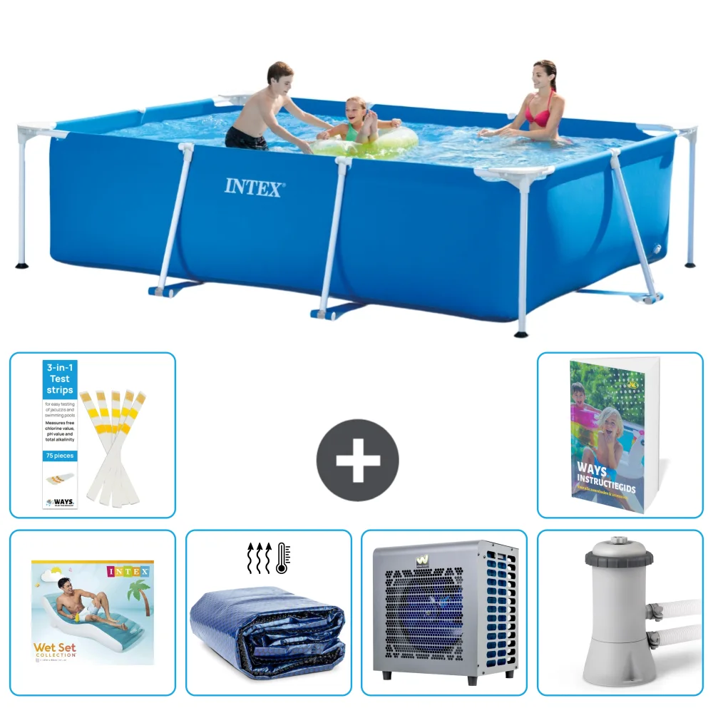 Intex Piscina Con Struttura Rettangolare