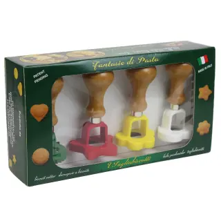 Set di 4 Taglia Biscotti a Forma di Stella Cuore Sole e Fiore