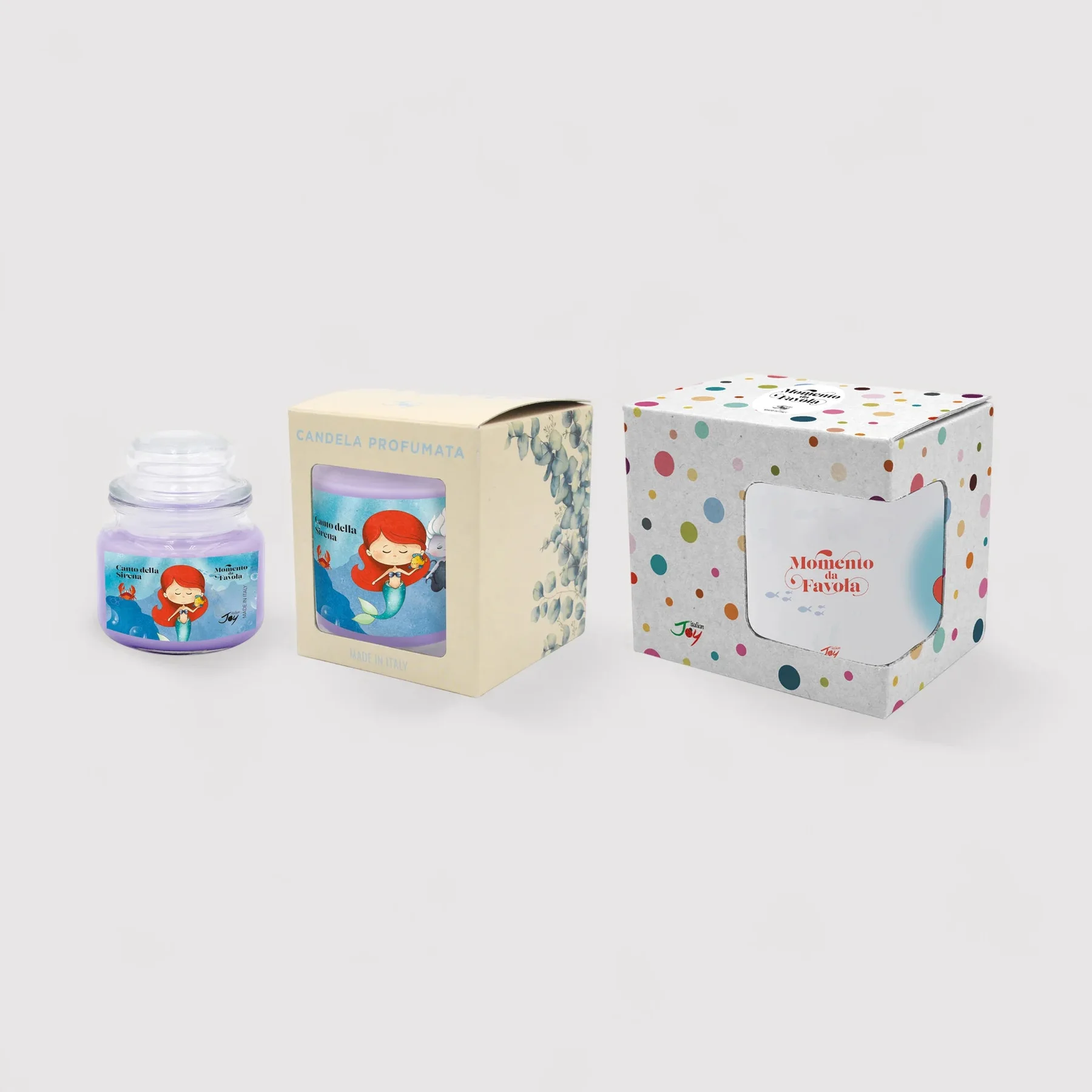 Set tazza "Canto della sirena" e candele profumate