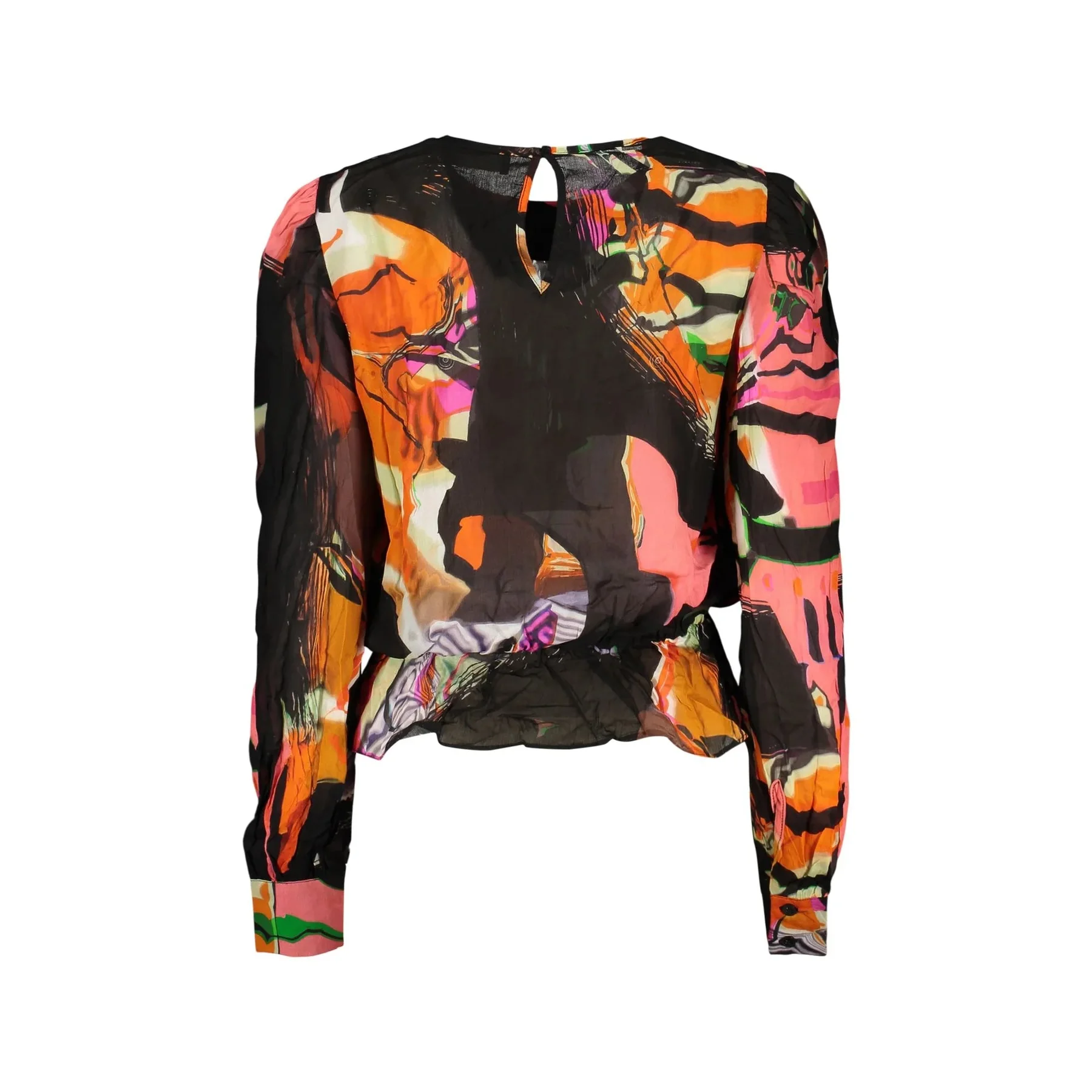 Desigual Camicia Donna Maniche Lunghe Logo - vista 2
