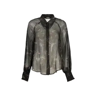 Desigual Camicia Maniche Lunghe Donna Stampa Logo