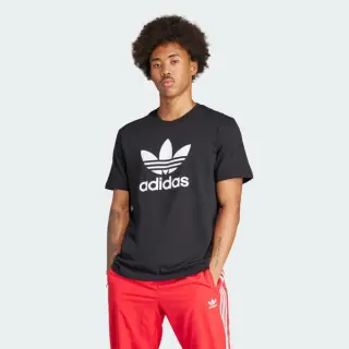 Adidas Trefoil Uomo - Maglietta in Jersey di Cotone