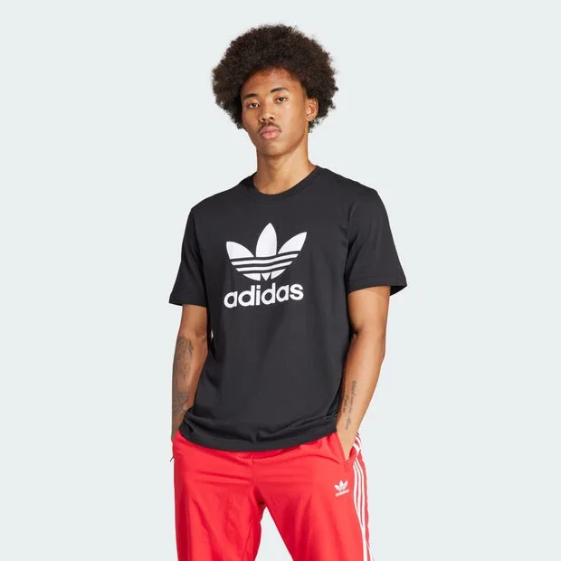 Adidas Trefoil Uomo - Maglietta in Jersey di Cotone