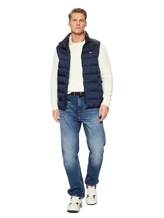 Tommy Hilfiger Giubbotto Uomo Blu Zip Logo