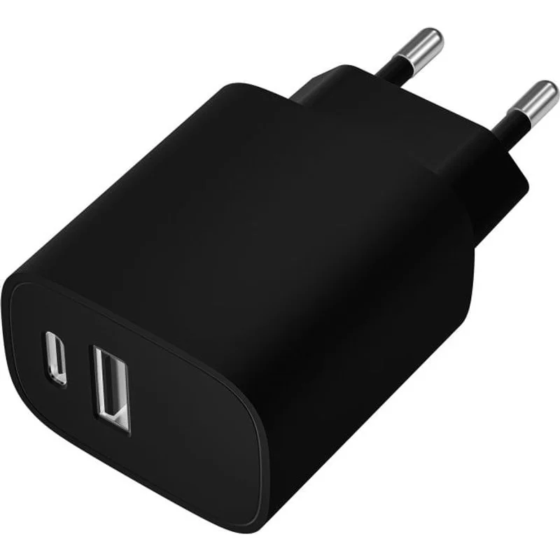 Caricatore da muro doppio USB-C Leotec PD/USB 2.0 20W