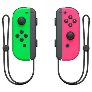 Nintendo Joy-Con Nero e Verde Rosa Bluetooth Gamepad Analogico/Digitale