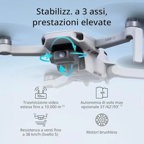DJI Mini 4K Drone - Riprese Aeree di Qualità - vista 6