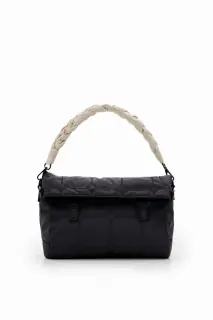 Desigual Borsa a Tracolla Donna Dettagli a Contrasto