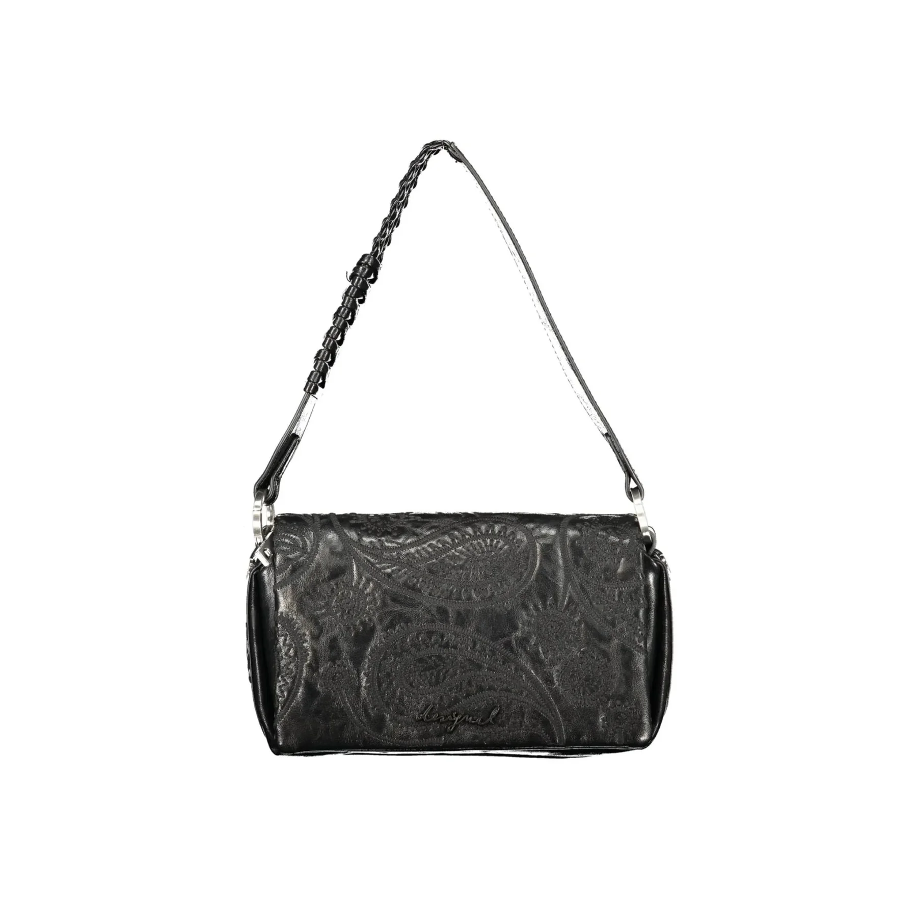 Desigual Borsa a Spalla Donna Ricamo Logo
