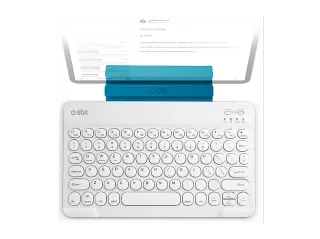 Tastiera Wireless SBS Qwerty Universale con Supporto Integrato