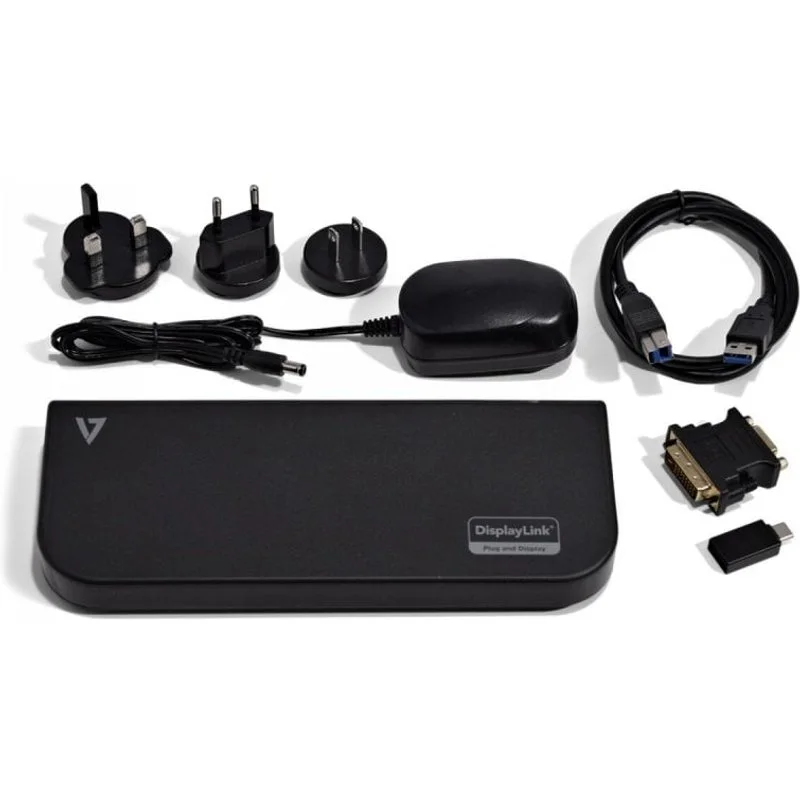 V7 UDDS2 Docking Station per Laptop USB 2.0
