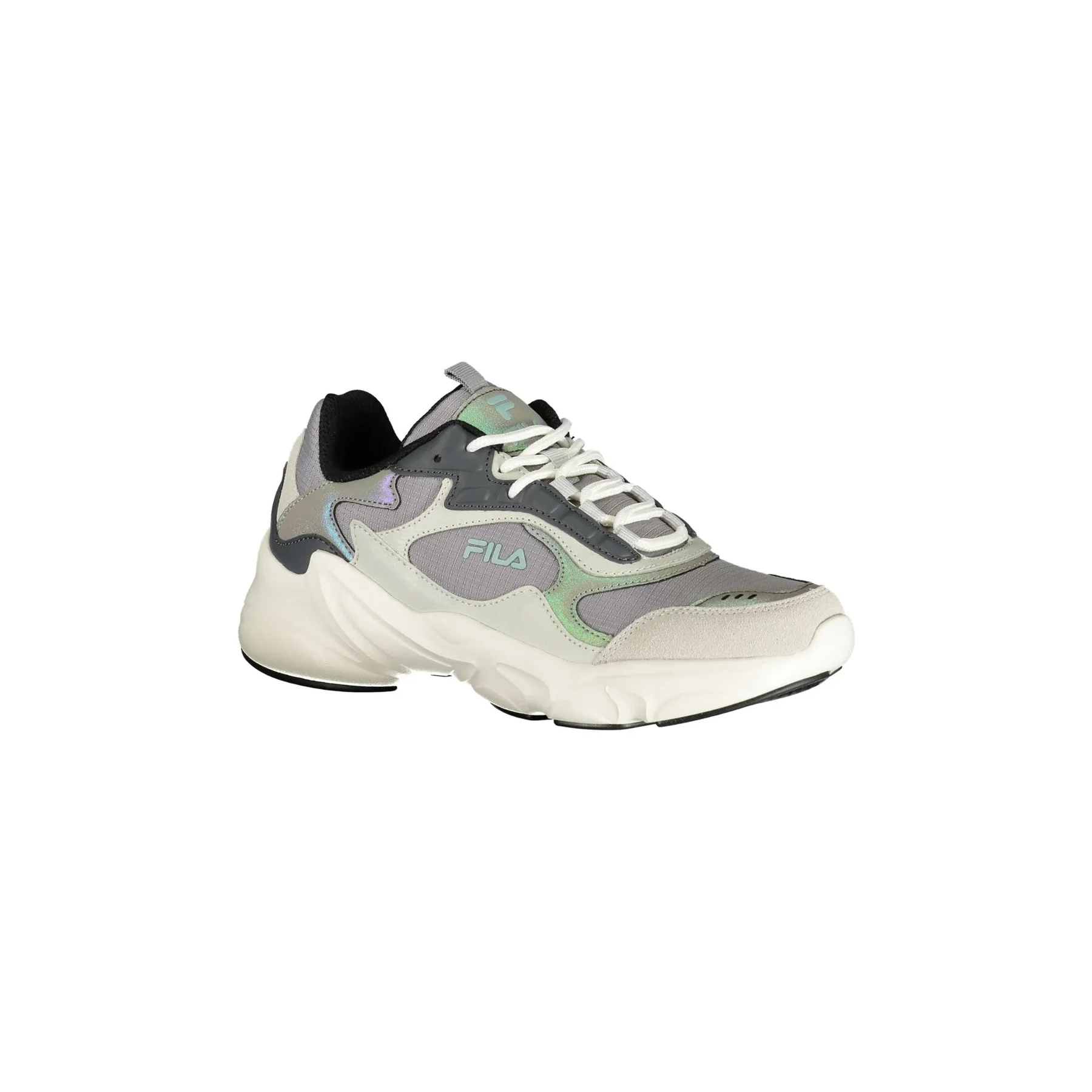 Fila Sneakers Donna Grigie con Stampa Logo - vista 2