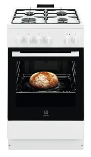 Electrolux Cucina a libera installazione mista piano a gas + forno elettrico LKK500010W
