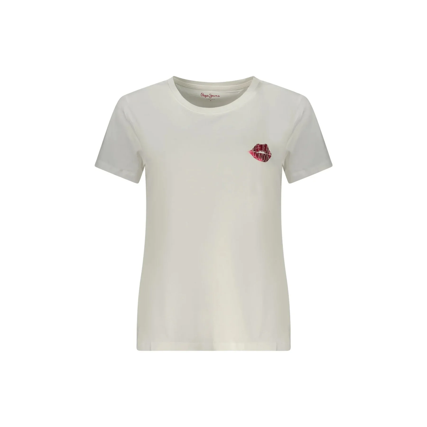 Pepe Jeans T-Shirt Maniche Corte Donna con Stampa Logo