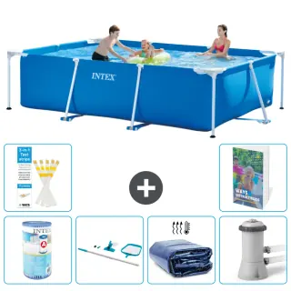 Intex Piscina Con Struttura Rettangolare