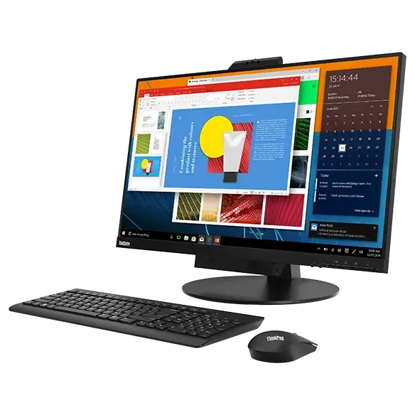 Lenovo Monitor ThinkCentre TIO27 QHD con Webcam Infrared - vista 2