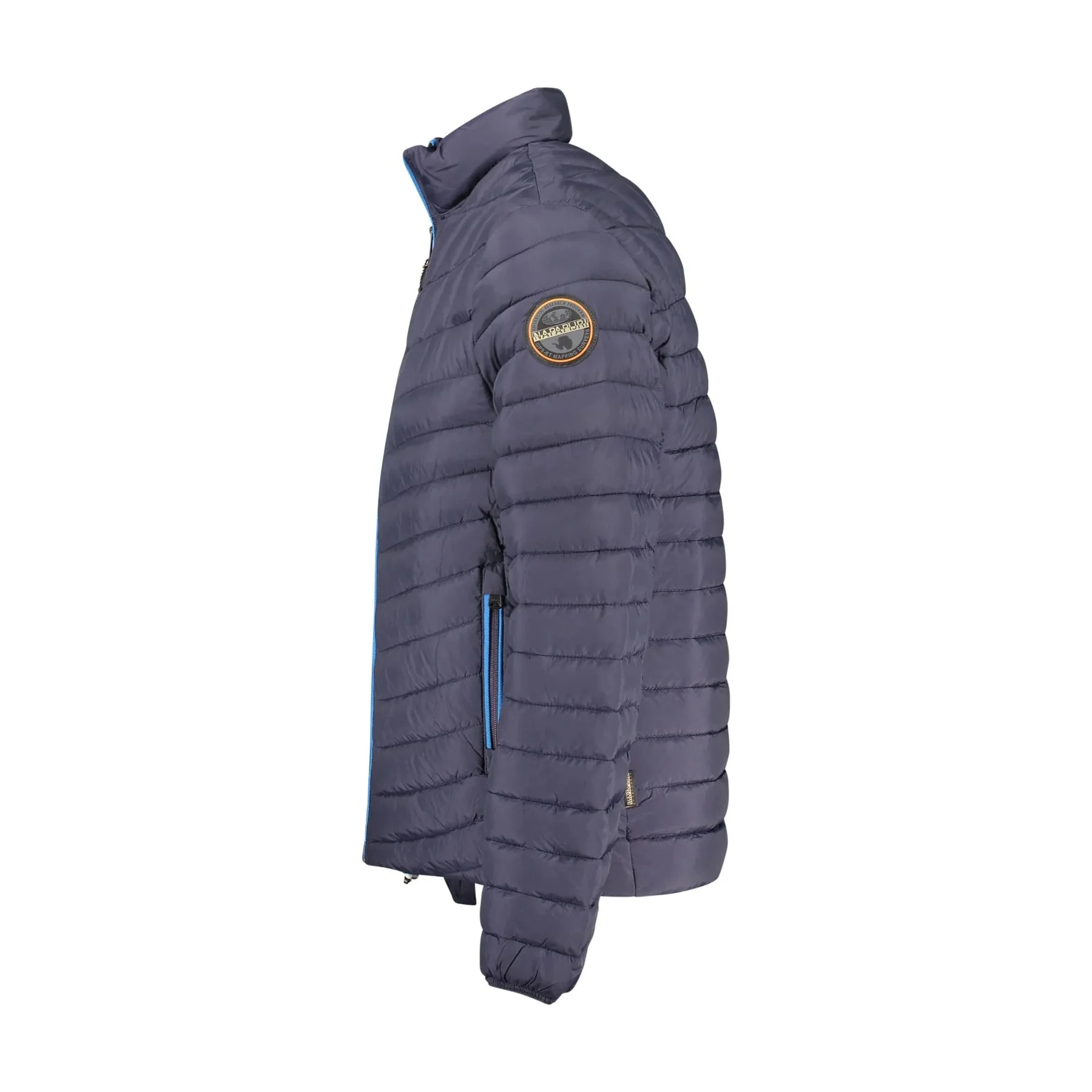Giubbotto Uomo Napapijri Blu con Zip e Logo - vista 2