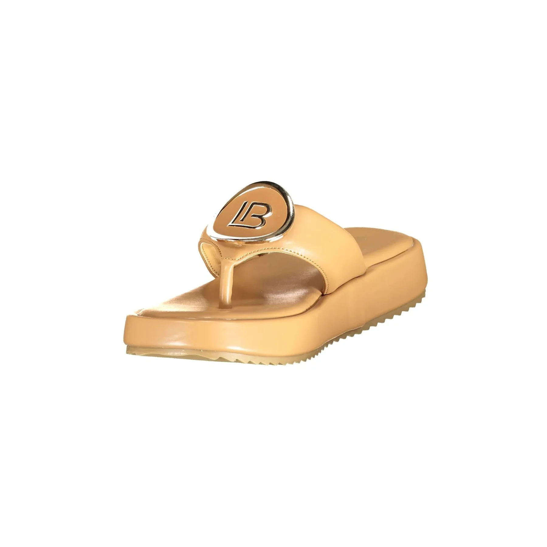 Sandali Donna Beige con Logo - vista 2