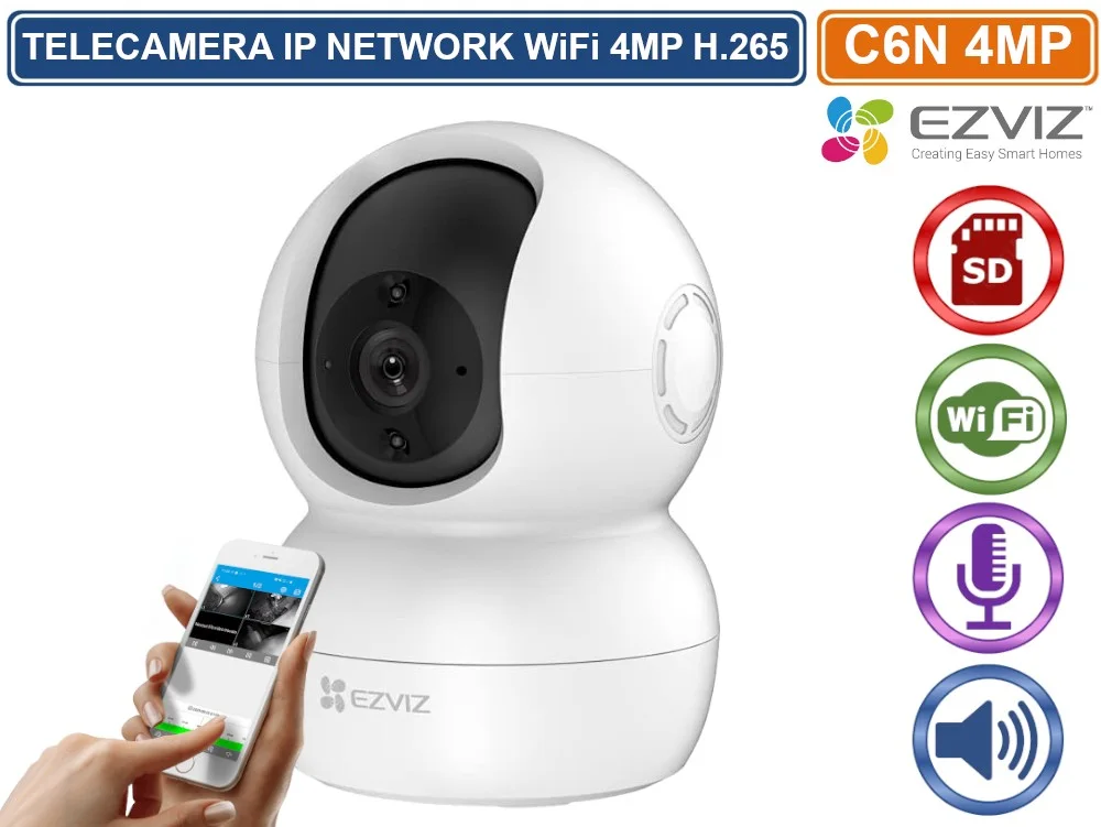 Ezviz C6n Telecamera IP Network Motorizzata