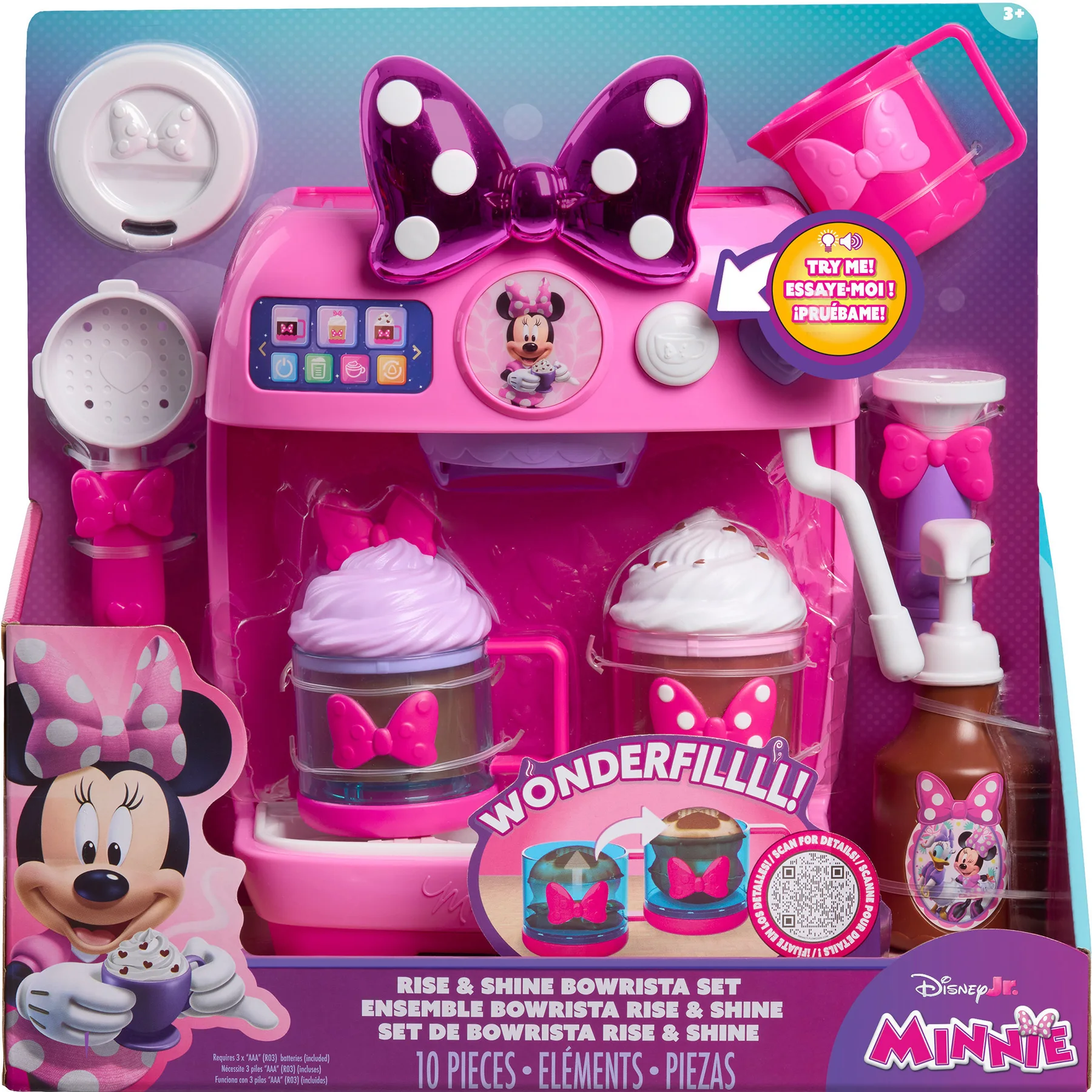 Disney Junior Minnie Mouse Rise & Shine Bowrista Set - vista 2
