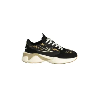 Fila Sneakers Donna Nere Dettagli a Contrasto Stampa Logo