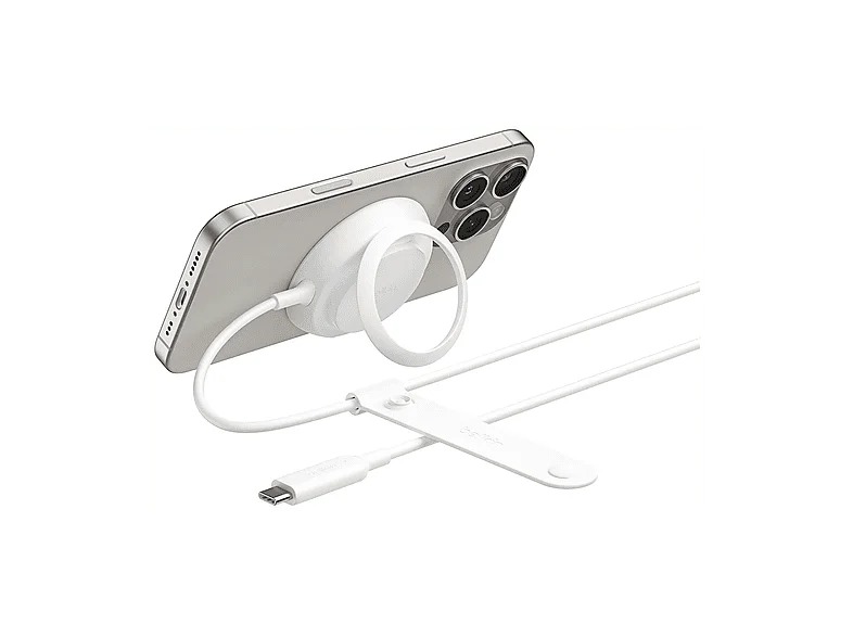 Caricatore Wireless Belkin Pad WL Qi2 25W con Kickstand