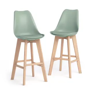 Sgabelli in stile nordico Greta Set da 2