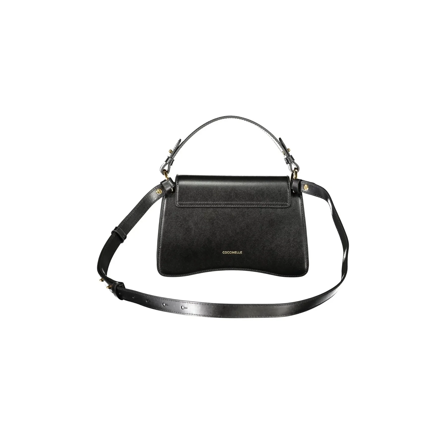 Coccinelle Borsa a Tracolla Pelle Donna Nera Logo