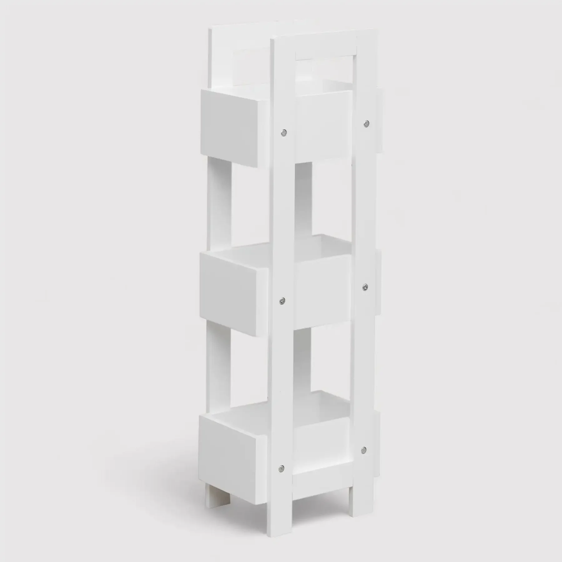 Papalot - Scaffale da terra alto e stretto per bagno o cucina