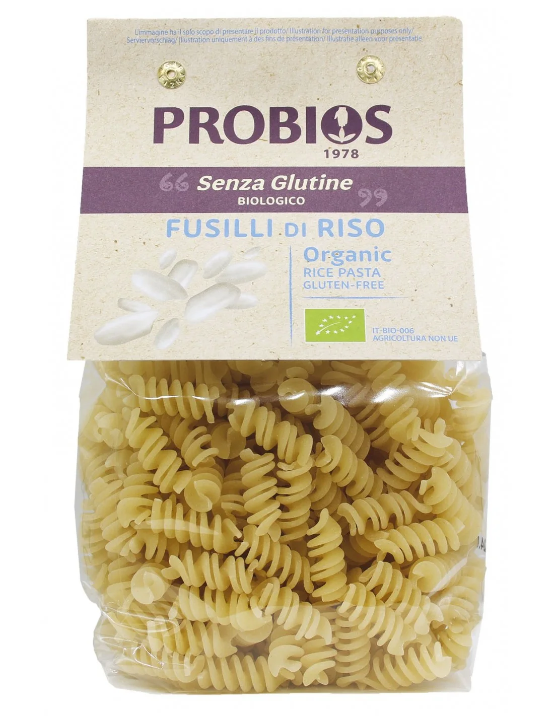 Fusilli di riso Probios