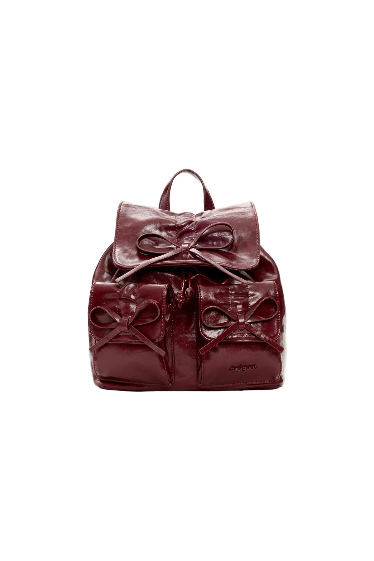 Desigual Zaino Donna Viola Logo