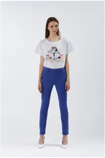 Pantaloni Slim CafèNoir