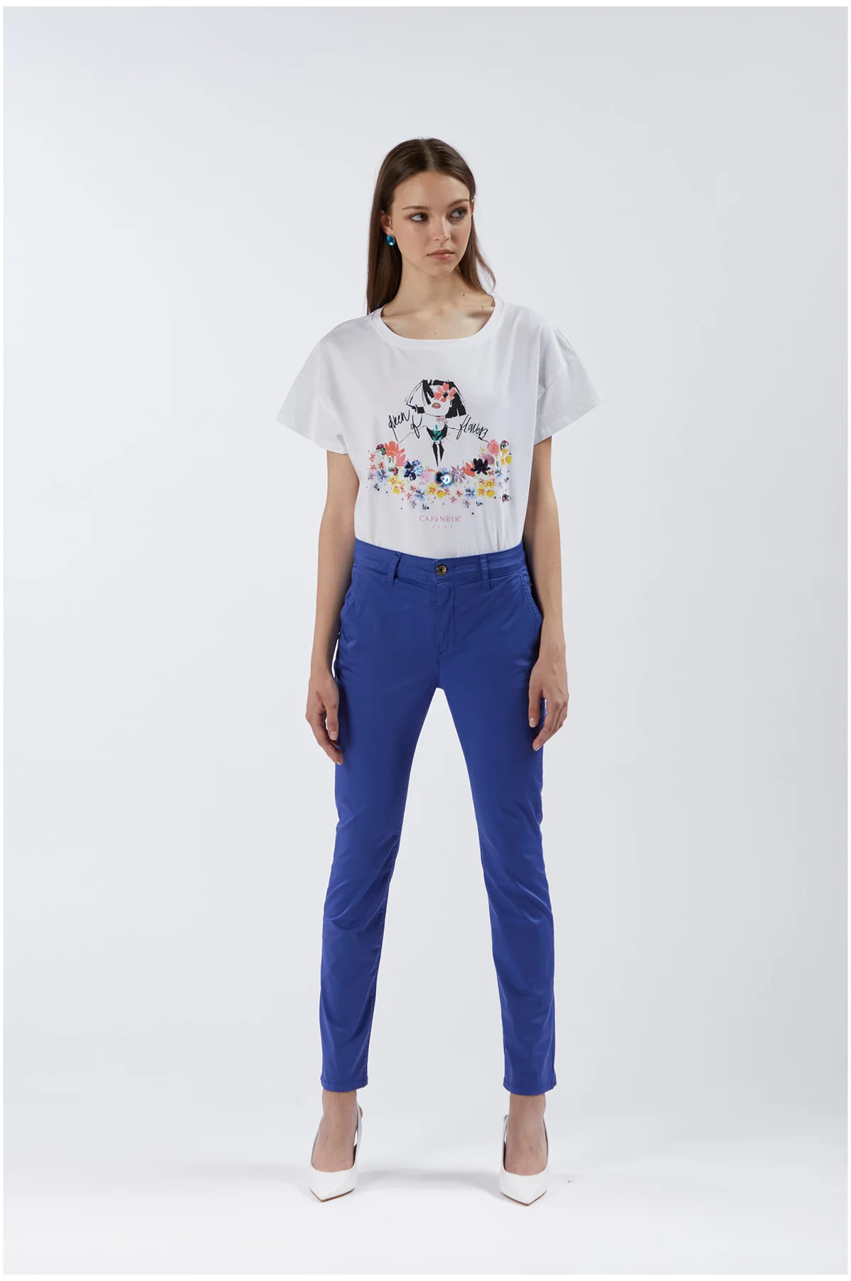 Pantaloni Slim CafèNoir