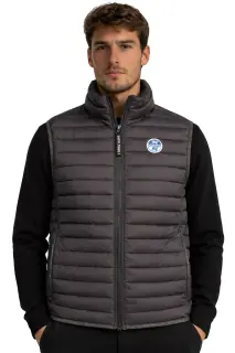 Giubbotto Uomo Nero con Logo North Sails