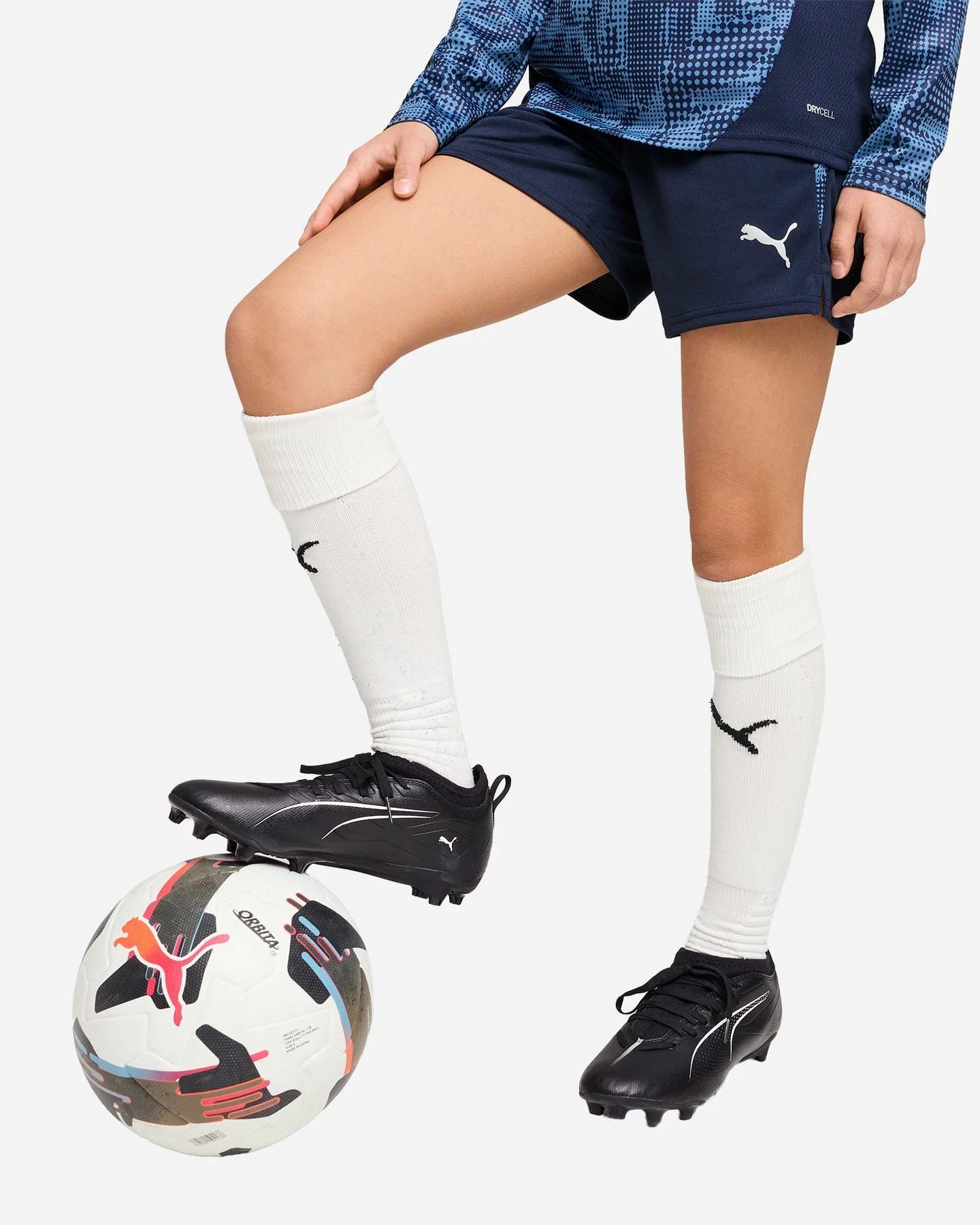 Pantaloncini Calcio Puma Teamcup Jr - vista 3