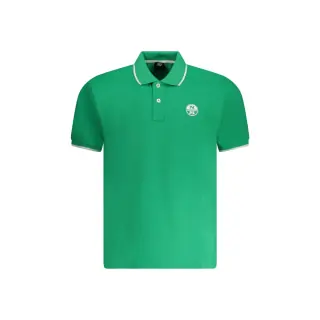 Polo Uomo Verde con Stampa North Sails