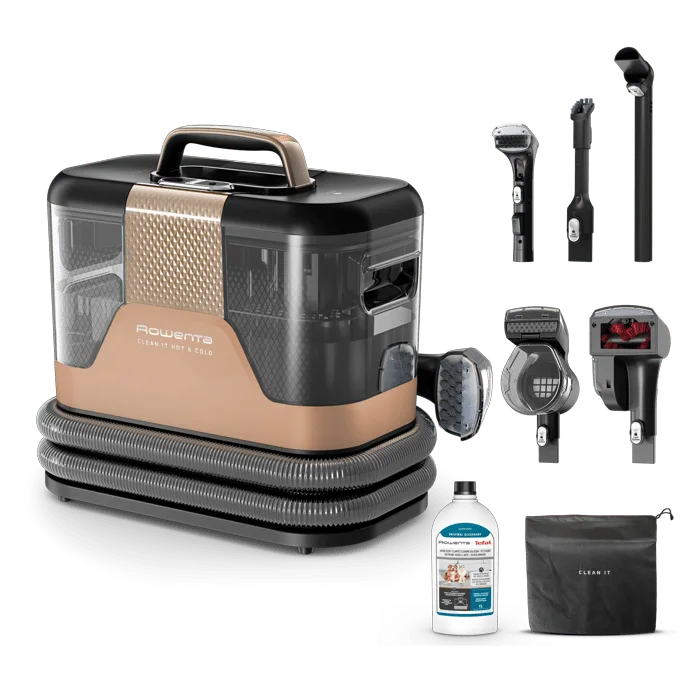Rowenta Clean It Hot & Cold - Smacchiatore e Pulitore per Tappeti