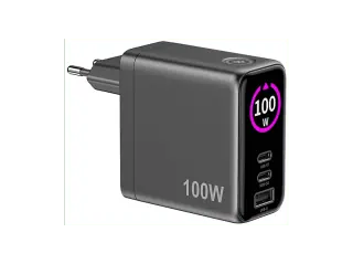 Celly Caricabatterie da viaggio 100W con schermo integrato