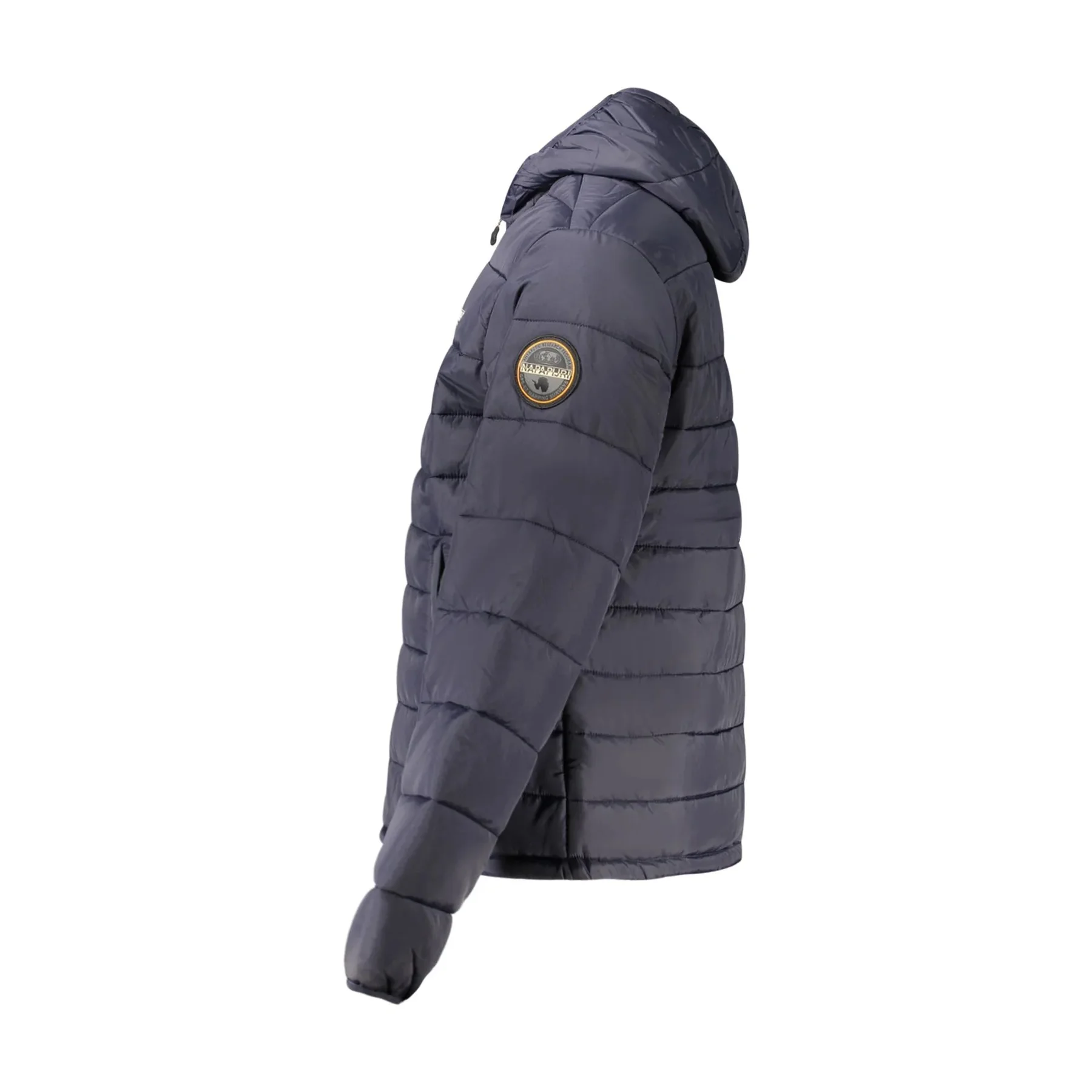 Napapijri Giubbotto Uomo Blu con Cappuccio e Logo - vista 2