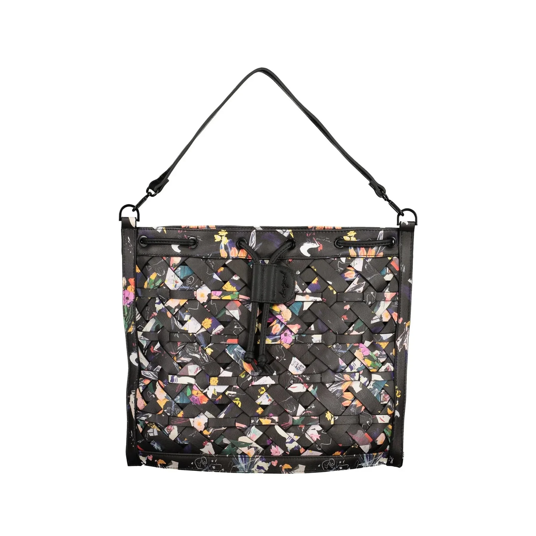 Desigual Zaino Donna Nero Logo