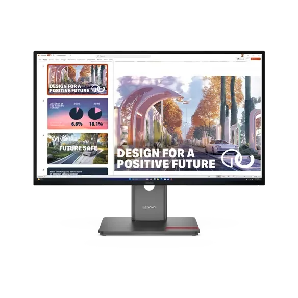 Lenovo Monitor ThinkVision P27QD-40 - vista 2
