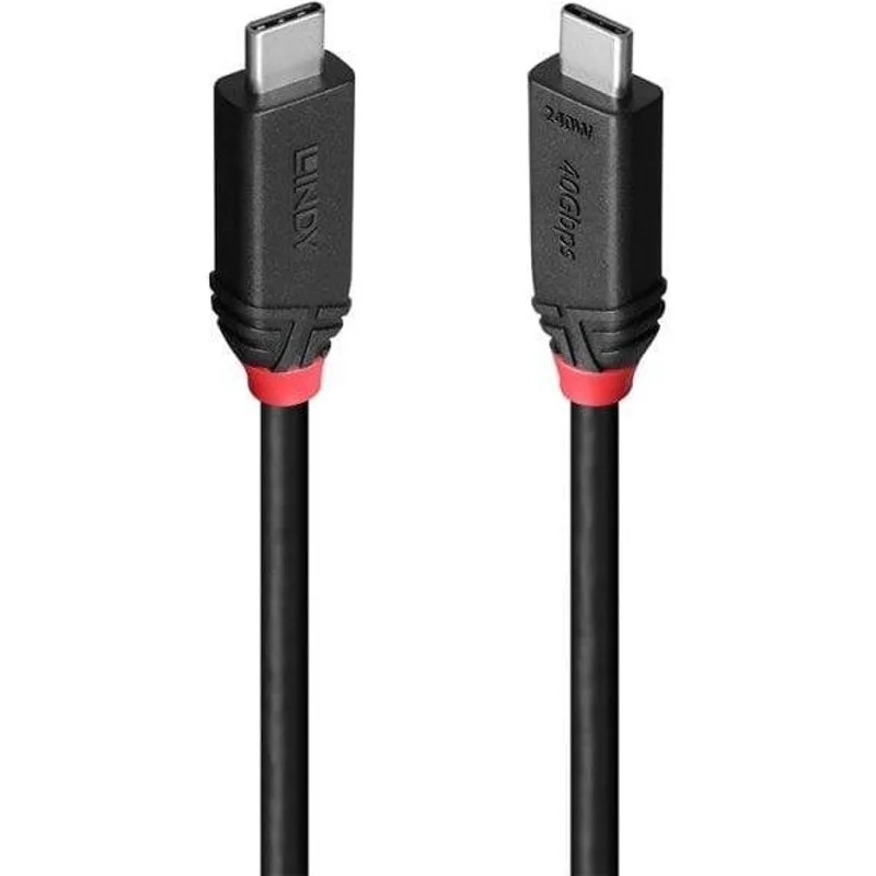 Cavo USB4 Gen 3x2 1 m USB C maschio-USB C maschio 40 Gbps nero