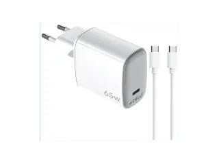 Celly Caricabatterie GAN a muro 65W con cavo
