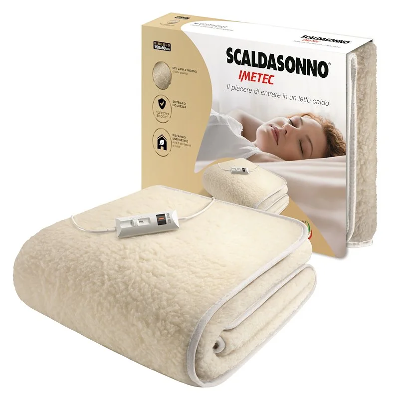 Imetec Termocoperta Comfort 2t 50% Lana e Merino