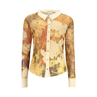 Desigual Camicia Maniche Lunghe Donna Logo